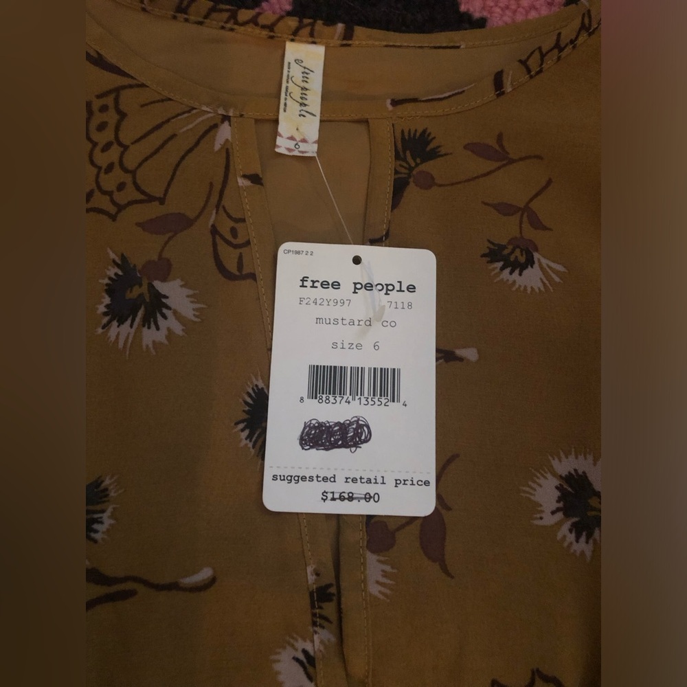 Free People Printed Midi Dress - Picture 11 of 11